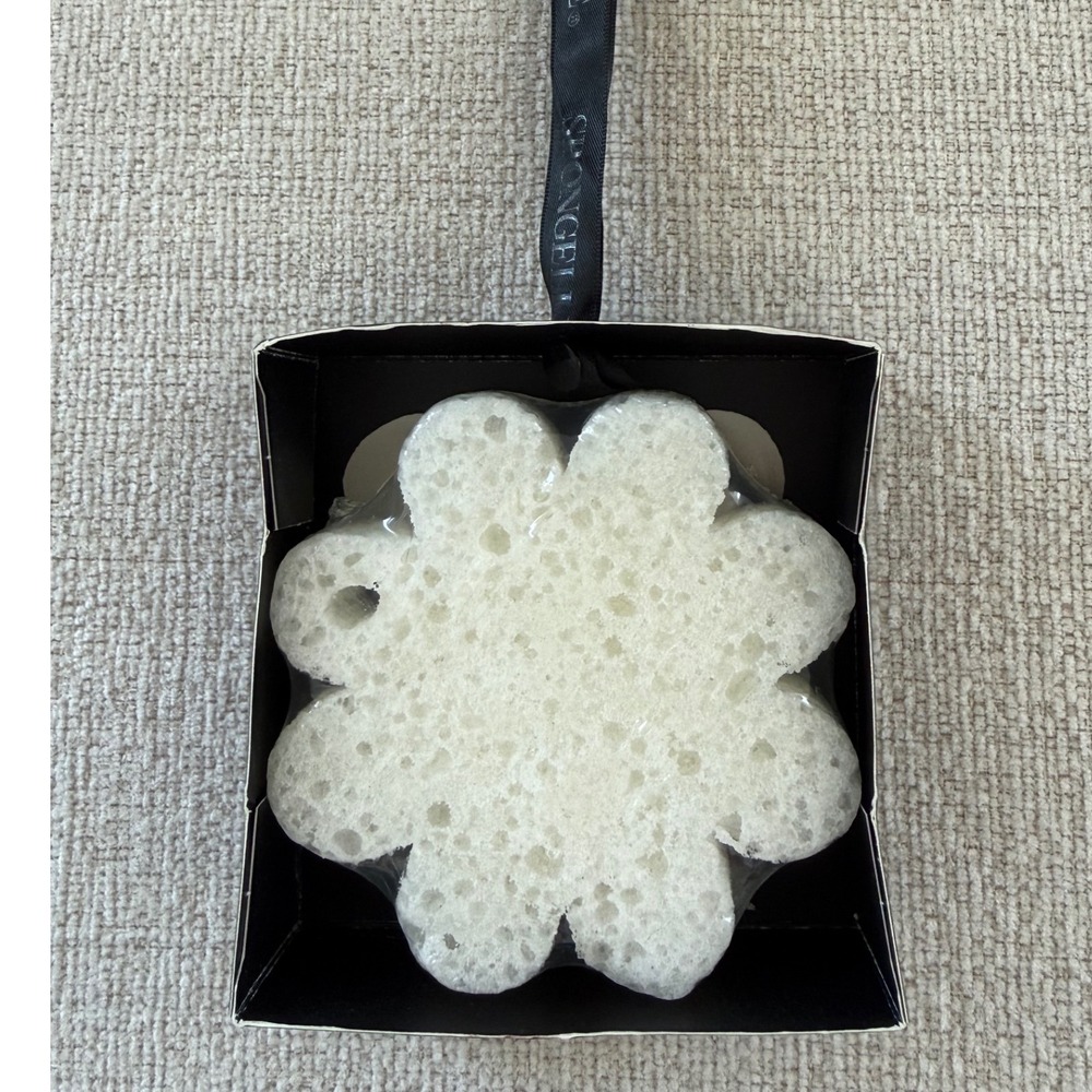 Spongelle Body Wash Infused Buffer‎ Flower Sponge White Sealed No Box Multi-Use